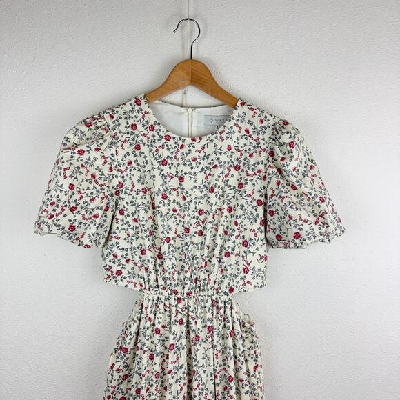 NWT WAYF Floral Cutout Maxi Dress - Picture 3 of 8